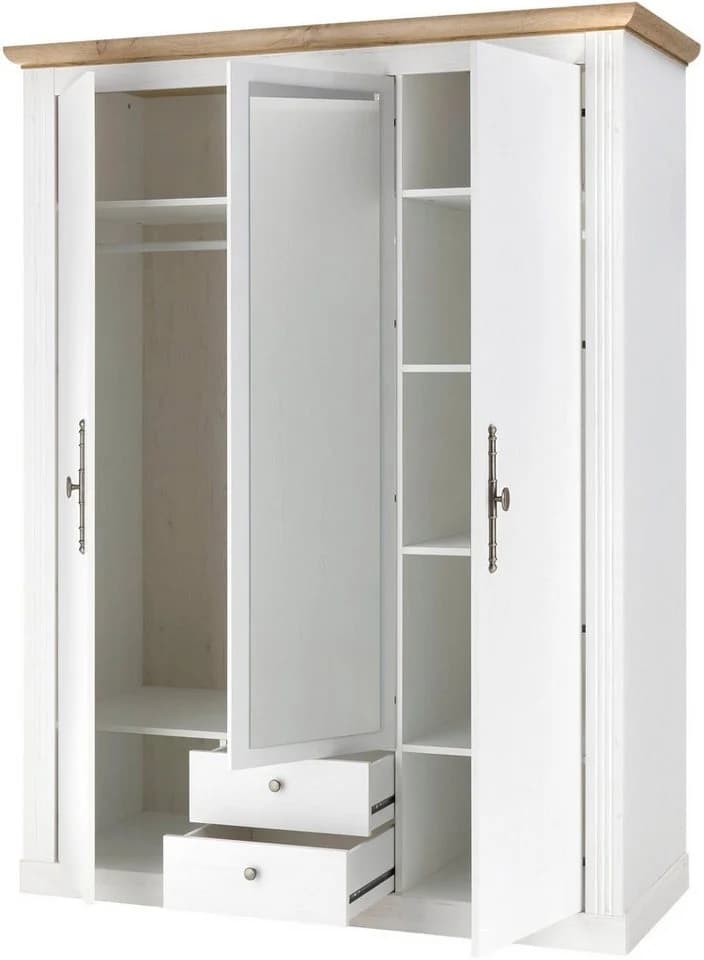 OTTO HOME Westminster Schlafzimmer-Set Weiß 3-tlg - Bild 4
