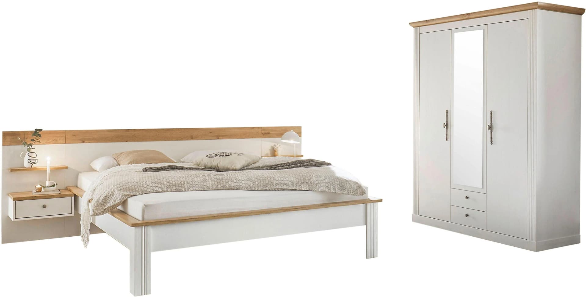 OTTO HOME Westminster Schlafzimmer-Set Weiß