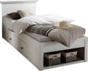 HOME AFFAIRE California Doppelbett Landhausstil Weiß mit Schubladen Bild 2