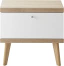 HOME AFFAIRE Nachtschrank MERLE Braun Skandinavisches Design Bild 1