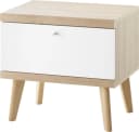 HOME AFFAIRE Nachtschrank MERLE Braun Skandinavisches Design Bild 3