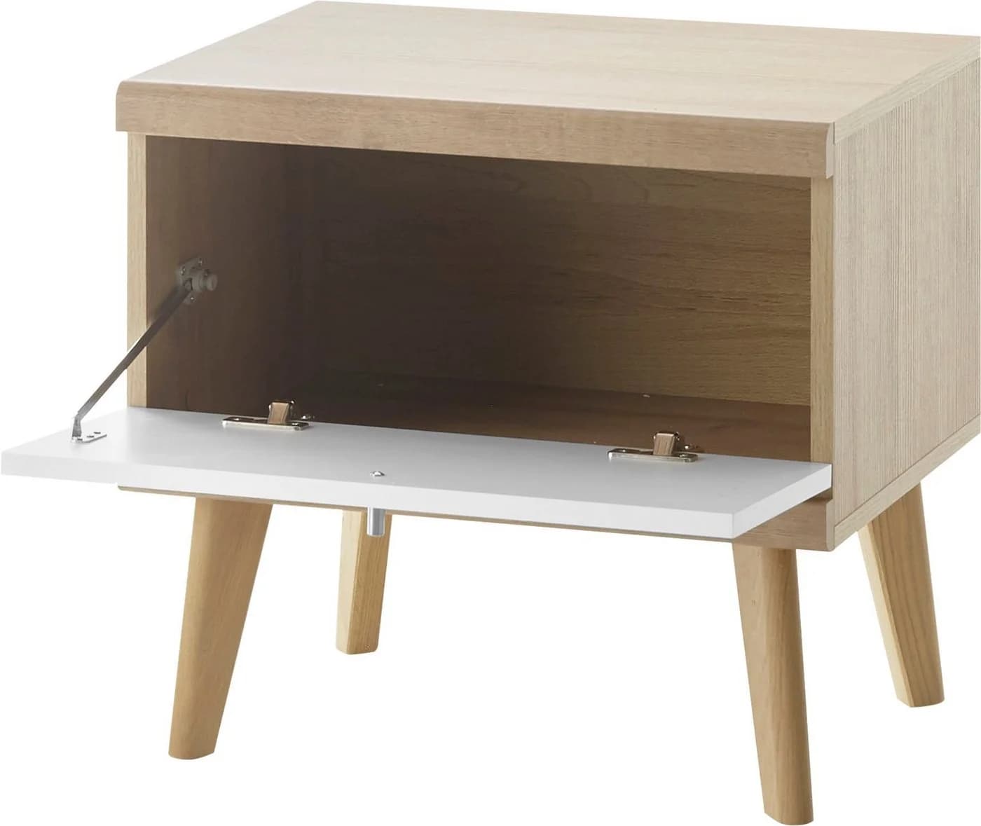 HOME AFFAIRE Nachtschrank MERLE Braun Skandinavisches Design - Bild 4