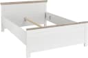 HOME AFFAIRE Florenz Doppelbett Landhausstil Weiß Bild 2