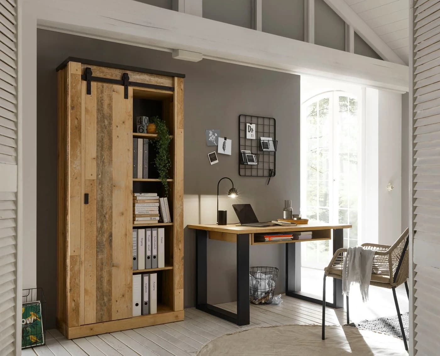 HOME AFFAIRE Schrank-Set SHERWOOD Old Style hell Dekor