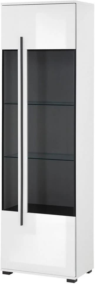 HOME AFFAIRE Cantara Vitrine Weiß Hochglanz Standvitrine - Bild 3