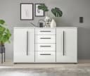 Home affaire Sideboard Cantara Weiß Moderner Schrank mit Griffleiste Bild 2