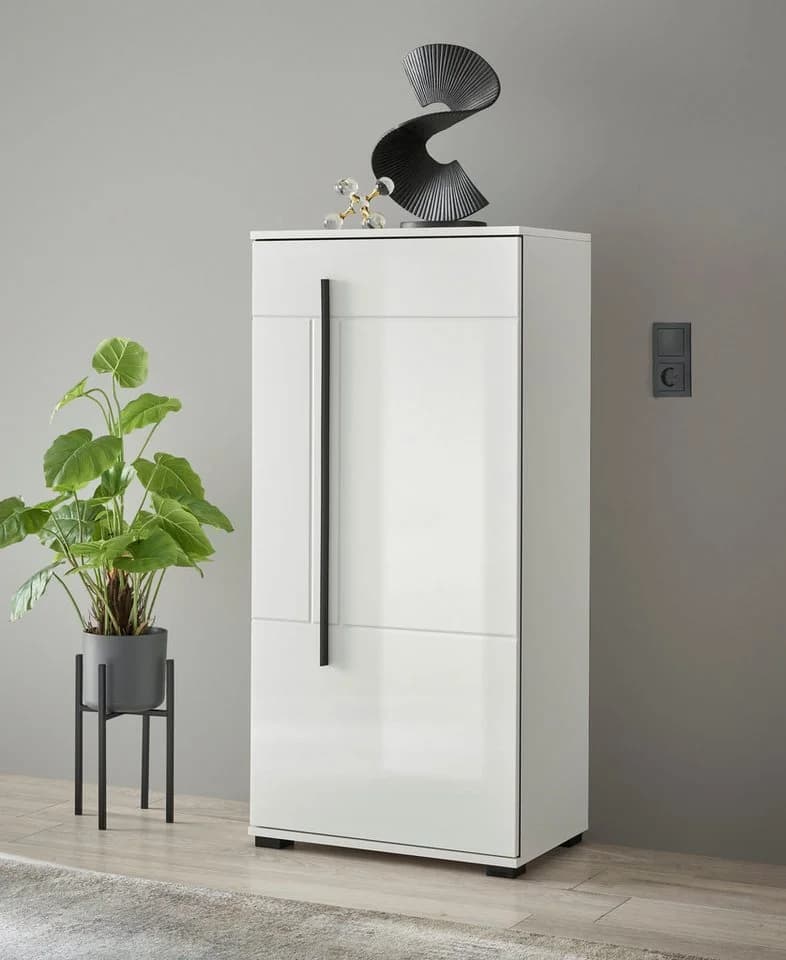 Home Affaire Kommode Cantara Weiß Hochglanz 60cm - Bild 2