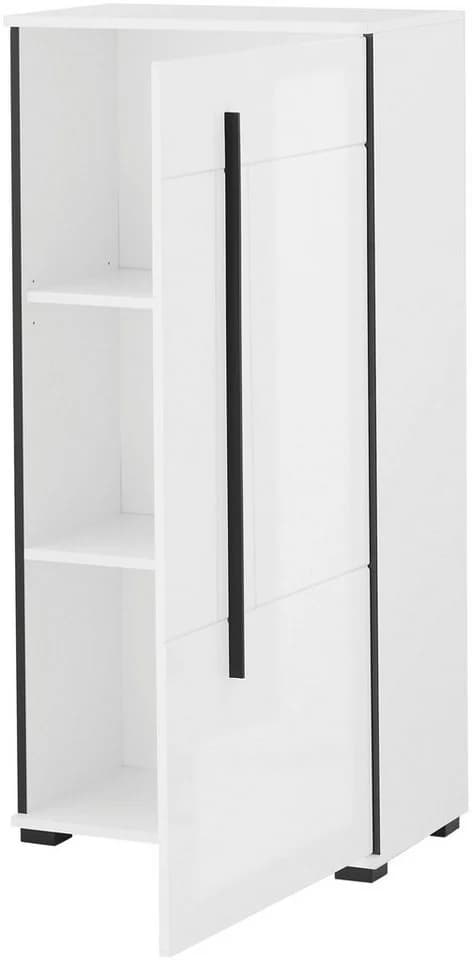 Home Affaire Kommode Cantara Weiß Hochglanz 60cm - Bild 3