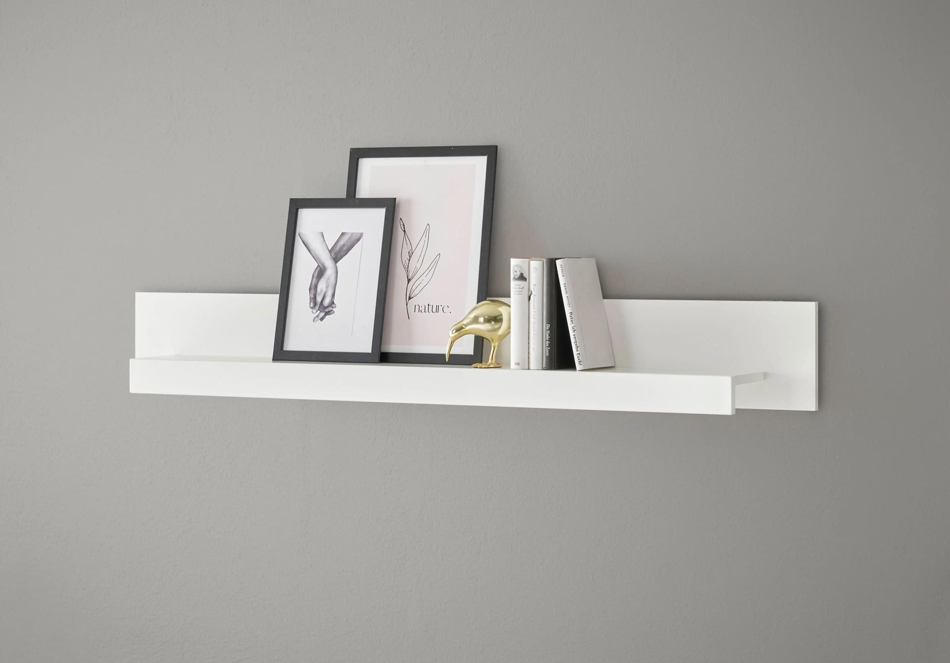 HOME AFFAIRE Wandboard Cantara Weiß Hochglanz Hängeregal