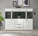 HOME AFFAIRE Highboard Cantara Weiß Moderner Schrank Vitrine Bild 2