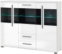 HOME AFFAIRE Highboard Cantara Weiß Moderner Schrank Vitrine Bild 4