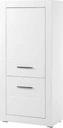 HOME AFFAIRE Mehrzweckschrank BIANCO Weiß Hochglanz Matt Bild 1