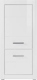 HOME AFFAIRE Mehrzweckschrank BIANCO Weiß Hochglanz Matt Bild 2