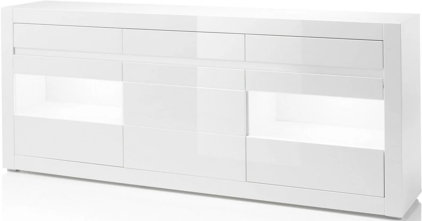HOME AFFAIRE Sideboard Carat Weiß Hochglanz mit Soft-Close - Bild 3