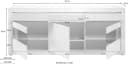 HOME AFFAIRE Sideboard Carat Weiß Hochglanz mit Soft-Close Bild 5
