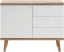 Sideboard HOME AFFAIRE Merle Weiß Eiche Riviera NB Bild 1