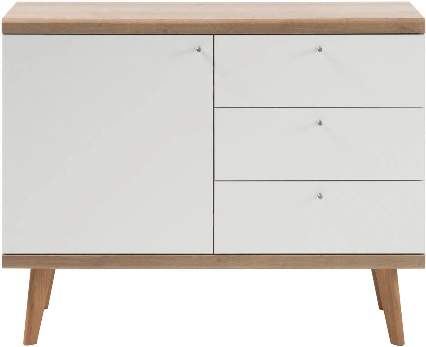 Sideboard HOME AFFAIRE Merle Weiß Eiche Riviera NB