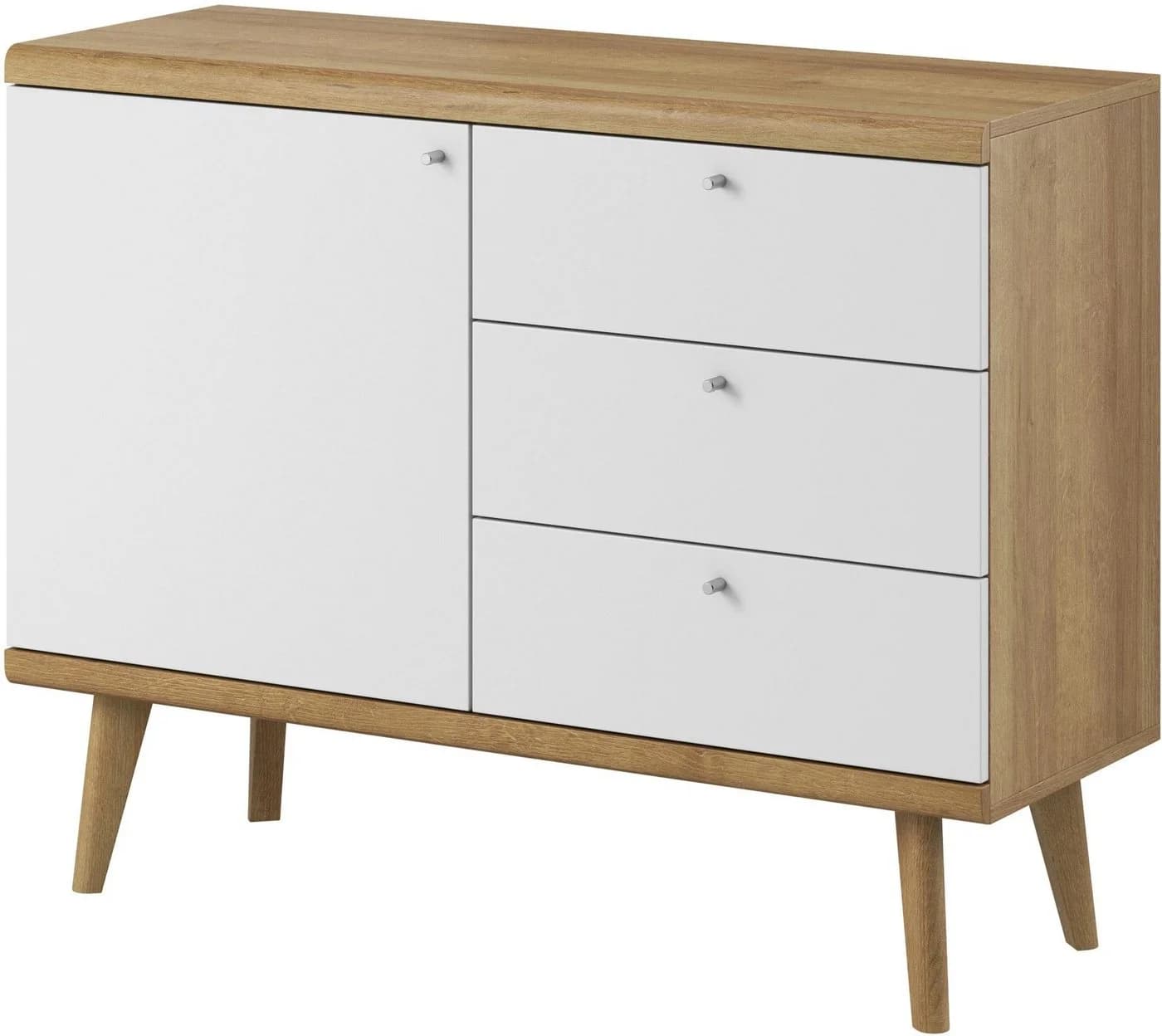 Sideboard HOME AFFAIRE Merle Weiß Eiche Riviera NB - Bild 3