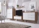 Sideboard HOME AFFAIRE Merle Weiß Eiche Riviera NB Bild 5