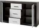 Sideboard HOME AFFAIRE Etero Grau Schwarz Weiß Hochglanz Bild 4