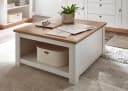 Couchtisch HOME AFFAIRE Cremona Weiß Eiche FSC Bild 1