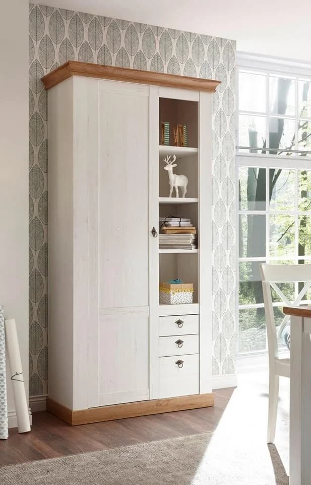 Highboard HOME AFFAIRE Cremona Weiß Eiche FSC-Zertifiziert - Bild 2