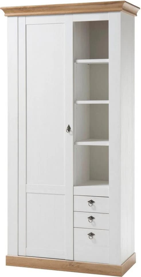 Highboard HOME AFFAIRE Cremona Weiß Eiche FSC-Zertifiziert - Bild 3
