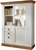 HOME AFFAIRE Highboard Cremona Weiß Eiche Holzwerkstoff Bild 1