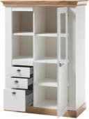 HOME AFFAIRE Highboard Cremona Weiß Eiche Holzwerkstoff Bild 5