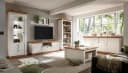 HOME AFFAIRE Sideboard Cremona Weiß Pinie Eiche Bild 1