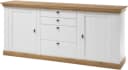 HOME AFFAIRE Sideboard Cremona Weiß Pinie Eiche Bild 2