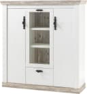Home affaire Highboard Florenz Weiß Landhausstil Bild 1