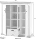 Home affaire Highboard Florenz Weiß Landhausstil Bild 4