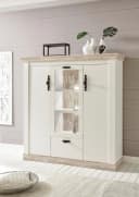 Home affaire Highboard Florenz Weiß Landhausstil Bild 5