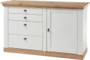HOME AFFAIRE Mehrzweckschrank Cremona Weiß Eiche Dekor Bild 1