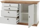 HOME AFFAIRE Mehrzweckschrank Cremona Weiß Eiche Dekor Bild 4