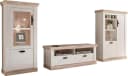 HOME AFFAIRE Wohnwand Florenz Landhausstil Pinie Weiß Komplettset Bild 2
