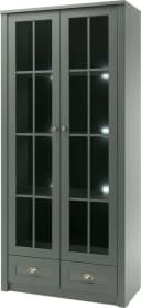 HOME AFFAIRE Vitrine Ascot Grün mit Glas und Metallgriffen Bild 3