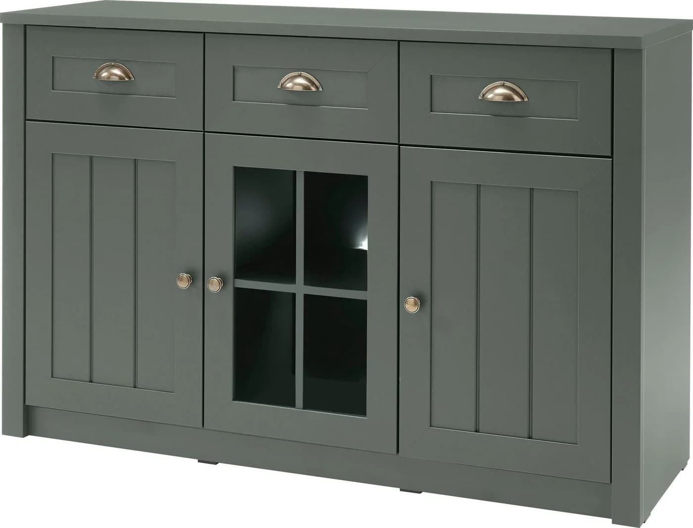 Home affaire Sideboard Ascot Grün Glas Metall - Bild 3