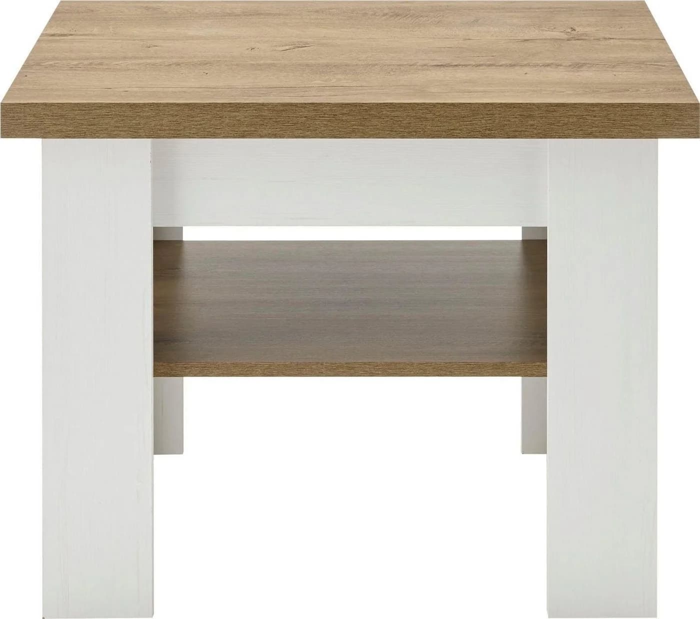 Home Affaire Couchtisch Beauvais Weiß Eichefarben Quadratisch