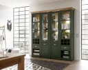 Buffet HOME AFFAIRE Cambridge Grün mit Weinregal Bild 5