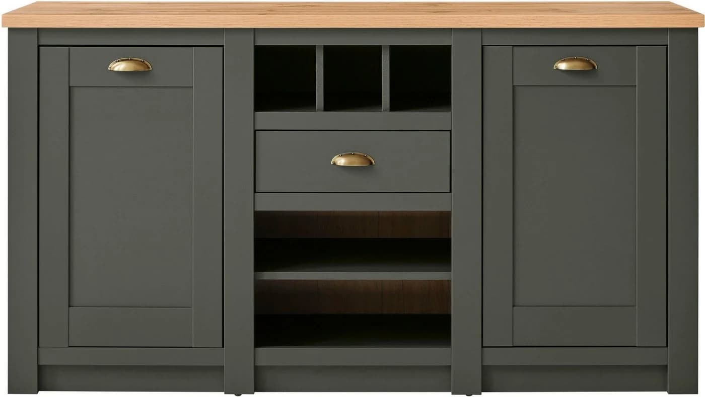 Home Affaire Sideboard Cambridge Grün 145cm FSC Holzwerkstoff - Bild 2