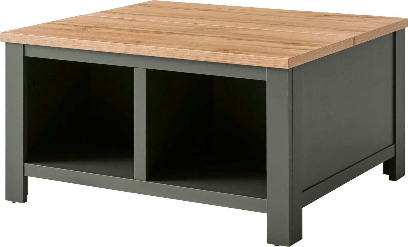 HOME AFFAIRE Cambridge Couchtisch Grün Quadratisch