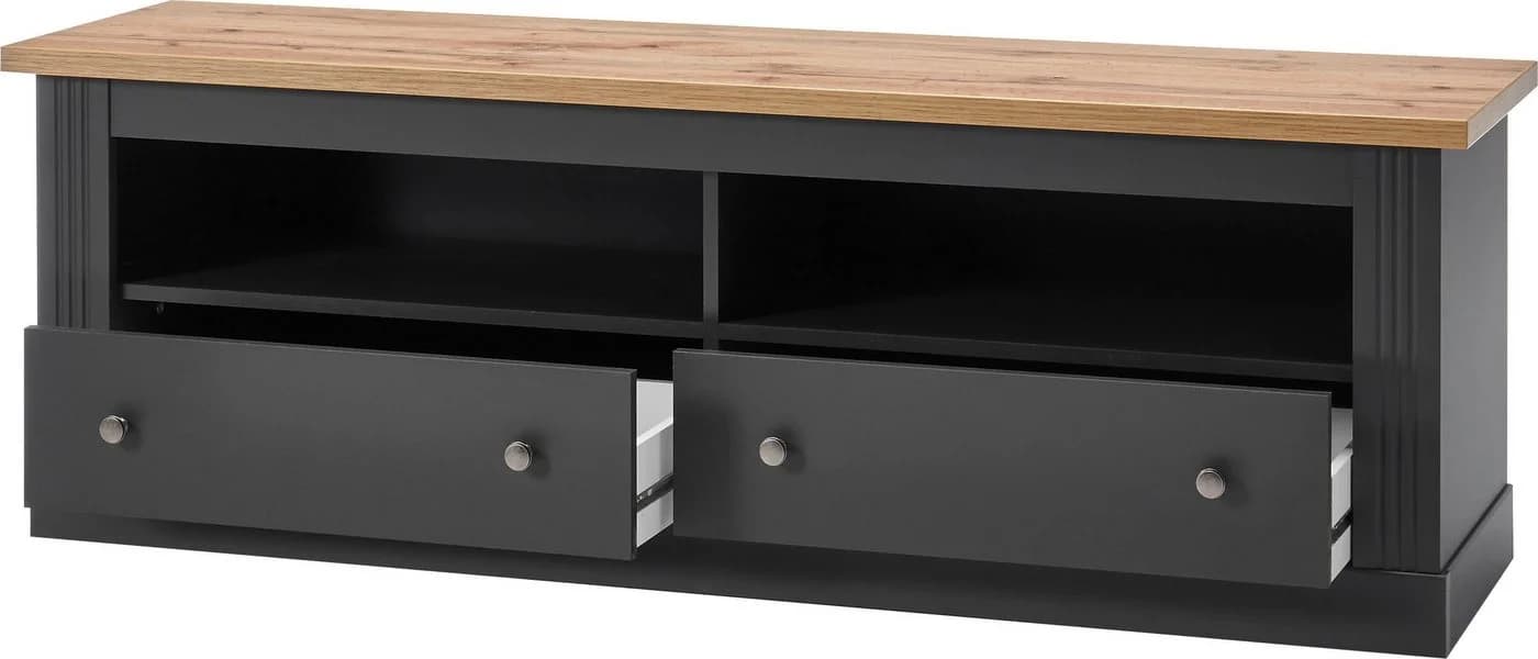 OTTO home Lowboard Westminster Landhausstil Grau Eiche - Bild 4