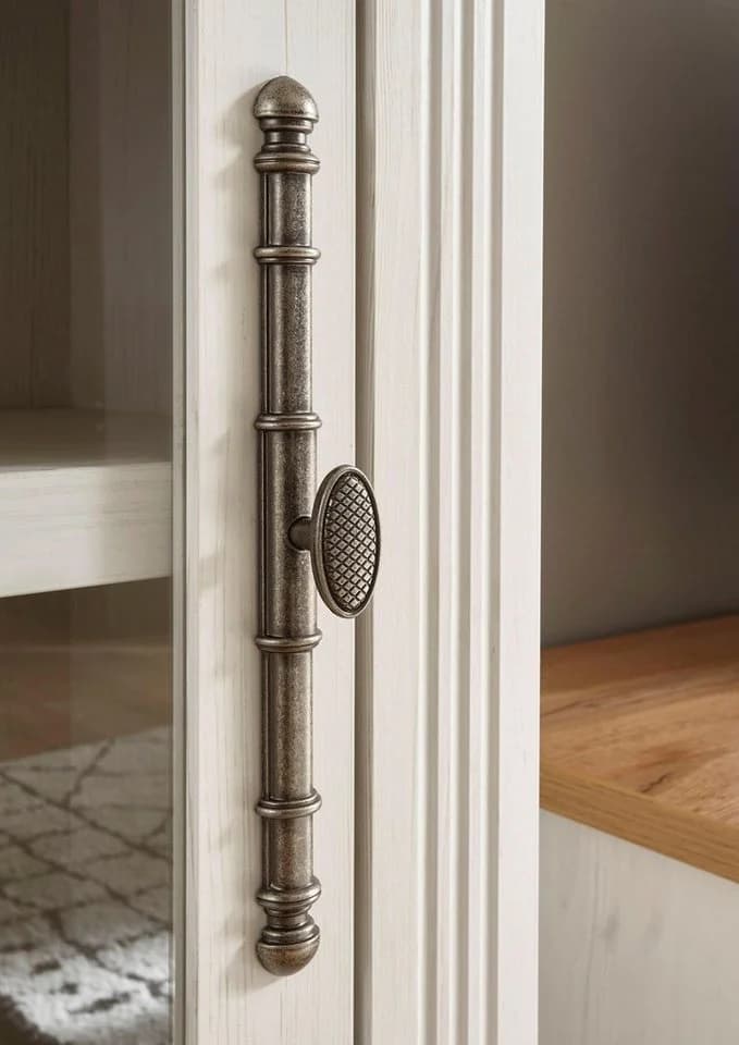 Vitrine OTTO HOME Westminster Landhausstil Weiß Eiche - Bild 5