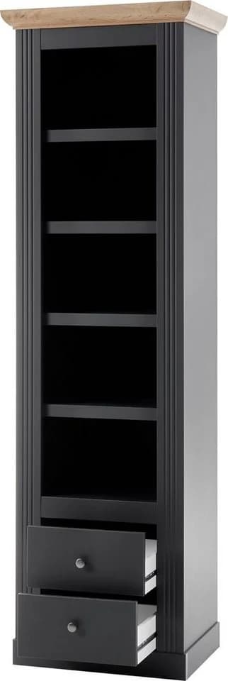 Regal OTTO HOME Westminster S Dunkelgrau Wotan Eiche Landhausstil - Bild 4