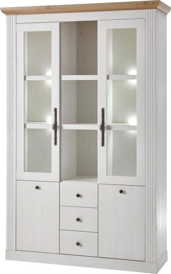 OTTO HOME Westminster Buffet Landhausstil Weiß Metallgriffe - Bild 2