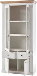 OTTO HOME Westminster S Vitrine Landhausstil Weiß Eiche Bild 4