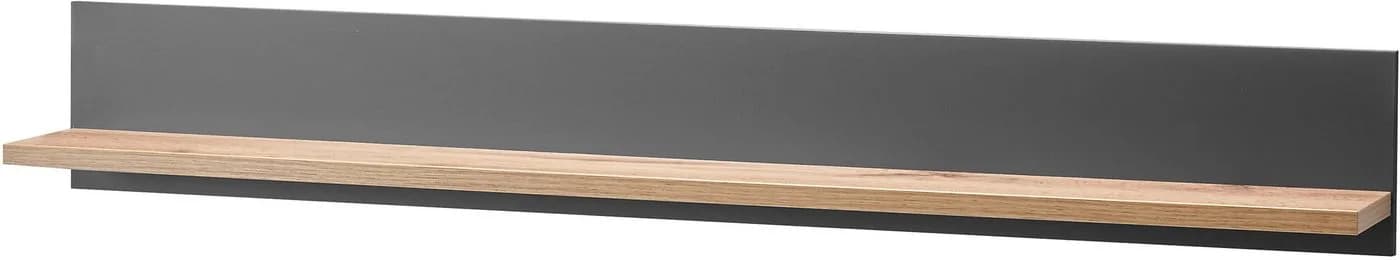 OTTO HOME Westminster Wohnwand Set Dunkelgrau Wotan Eiche Landhausstil