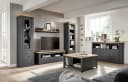OTTO HOME Westminster Wohnwand Set Dunkelgrau Wotan Eiche Landhausstil Bild 2
